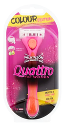 Wilkinson Sword Quattro maszynka do golenia dla kobiet Colour Edition